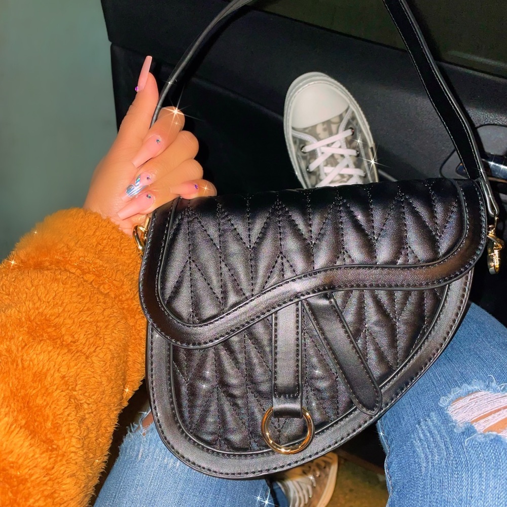 New Vegan Leather Shoulder Bag